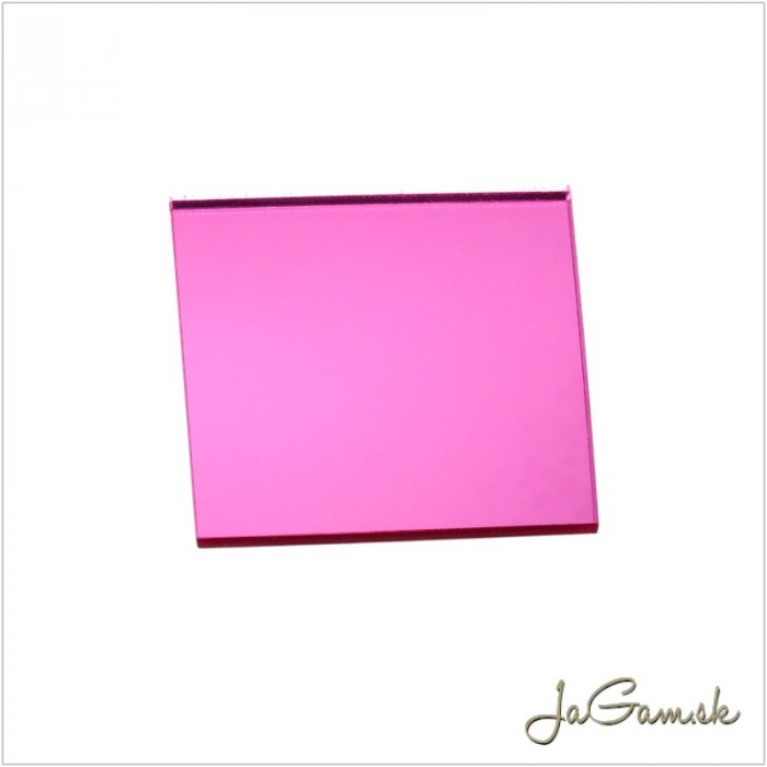 Zrkadlové plexisklo 3mm ružové 60x40cm(piacr01)